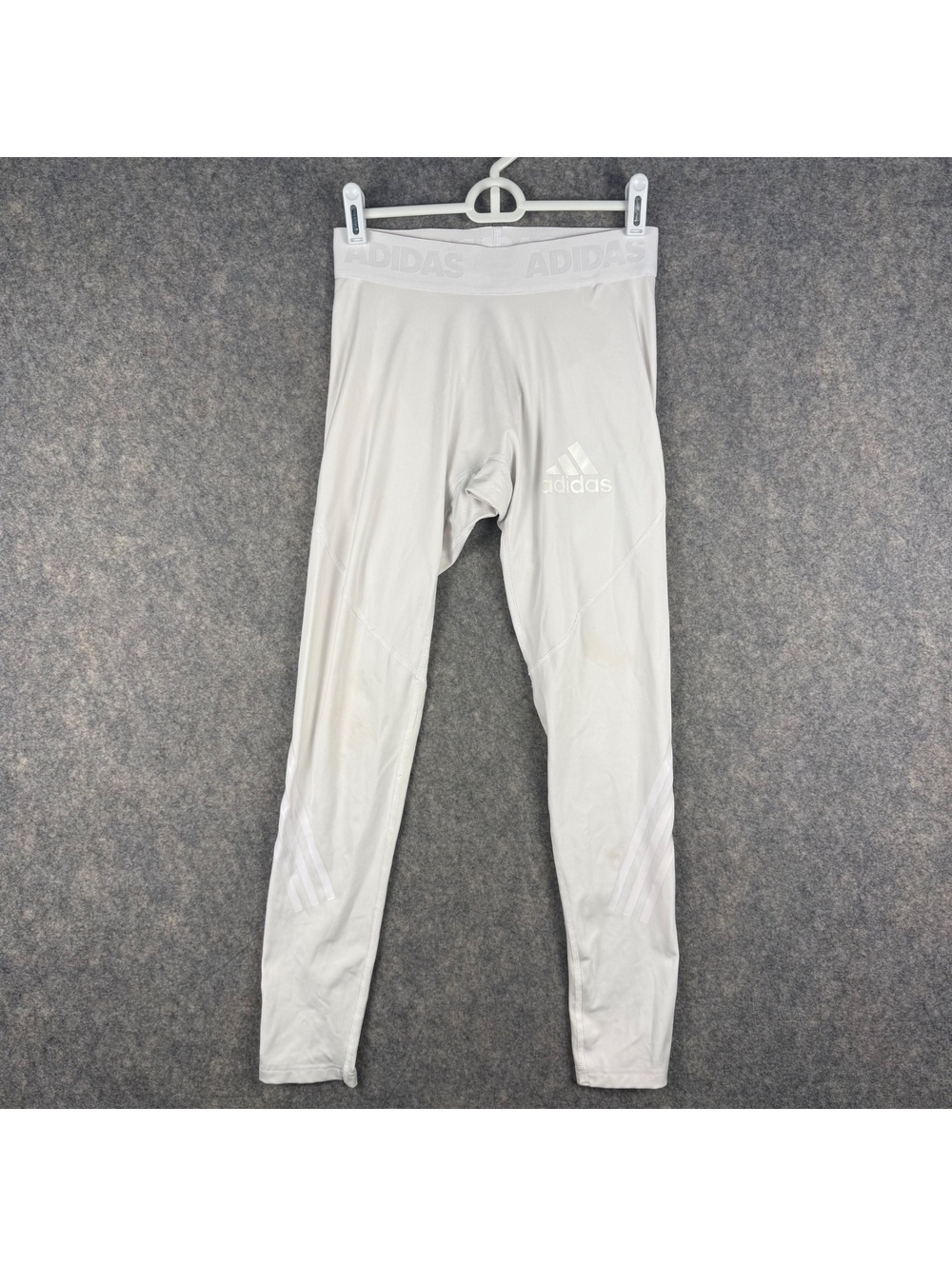Adidas Climalite Alphaskin Compression Tights DZ8439 White Men Medium 28” 353